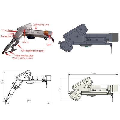 Un bon prix. Machine de soudage laser 3 en 1 polyvalente pour le soudage / la coupe et le nettoyage en ligne