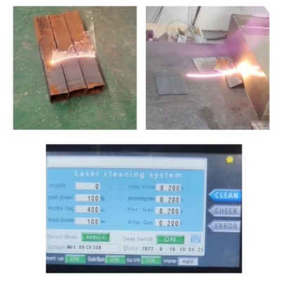 Un bon prix. Machine de nettoyage laser à oscillation simple portative de 2000 W avec mode de sortie laser CW en ligne