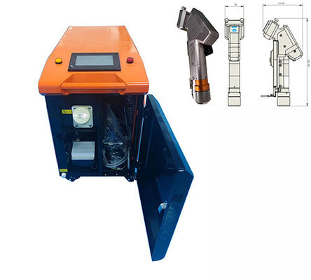 Tête de nettoyage laser portable légère avec contrôle numérique à écran tactile