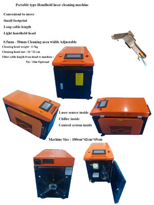 Mini pistolet laser portable pour éliminer la rouille