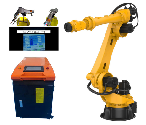 Un bon prix. Machine de soudage laser à fibre de poche de petite taille de 1500w avec double moteur en ligne