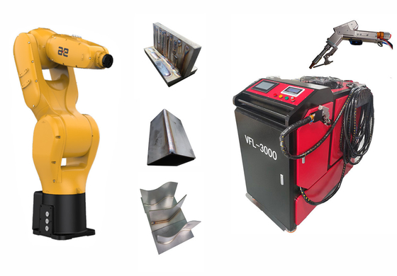 Un bon prix. Machine de soudage laser métallique de 3000 W avec contrôle PLC par écran tactile en ligne