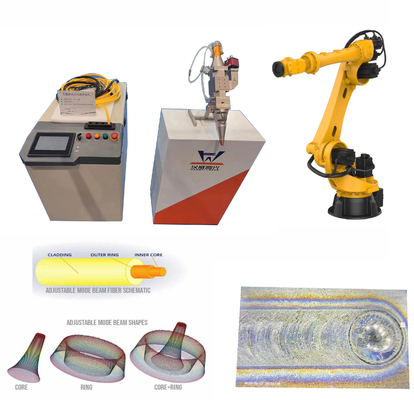Un bon prix. Machine de soudage au laser en aluminium à faisceau de mode réglable à haute vitesse 6000w en ligne