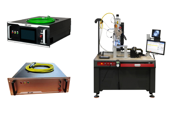 Un bon prix. Machine de soudage au laser en aluminium de 4000w hybride avec laser à fibre de diode en ligne
