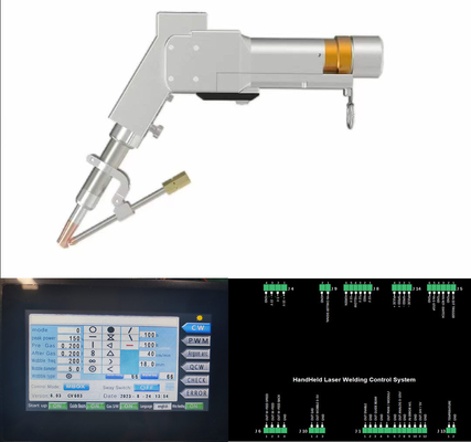 Un bon prix. Tête de soudage laser portatif de la machine de soudage laser à fibre avec différentes formes de sortie de faisceau laser en ligne
