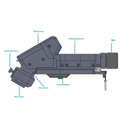 Un bon prix. Machine de nettoyage laser à moteur unique à fibre de 2000W en ligne