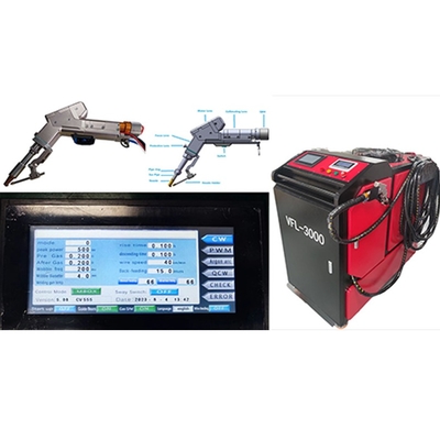 Un bon prix. Machine de soudage au laser à moteur unique portatif à fibre de focalisation de 150 mm pour plusieurs épaisseurs en ligne