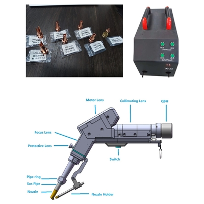 Un bon prix. Machine de soudage laser à moteur unique à fibre portative de 2000 Watt en ligne