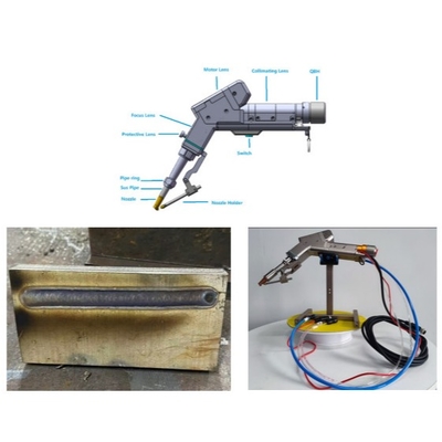 Un bon prix. Machine de soudage laser à moteur unique portative de 2000 W avec câble de fibre standard de 10 m en ligne