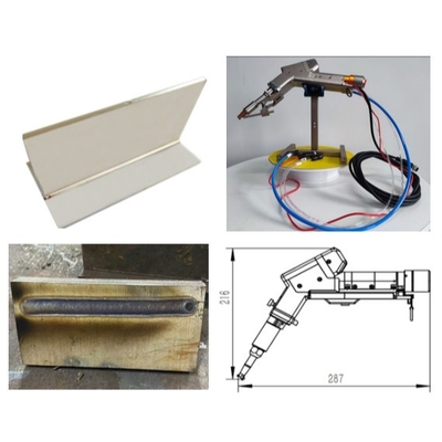 Machine de soudage laser à moteur unique portatif de 1500 W avec sept types de buses