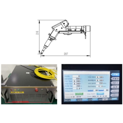 Un bon prix. Machine de soudage laser à moteur unique portatif de 1500 W avec modes de sortie laser multifonctionnels en ligne
