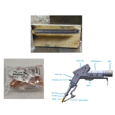 Légère machine de soudage au laser portative PWM Mode de sortie 30 Paramètres de soudage enregistrés pour l'acier au carbone