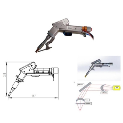 Un bon prix. Machine de soudage laser à moteur unique portatif de 3000 W pour souder l'acier inoxydable en ligne