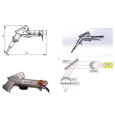 Soudeuse laser portative trois en un avec fonction de nettoyage et de coupe de soudage